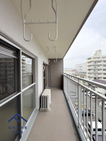 エバーライフ箱崎第２のバルコニー