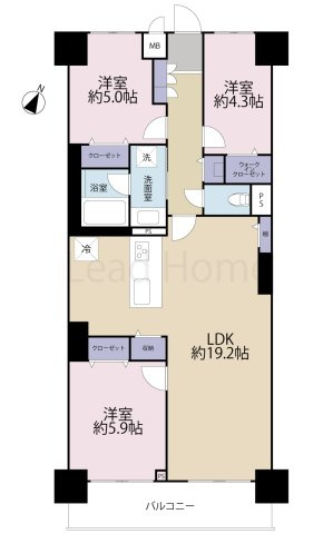 【間取り】 | 初台パークサイドハイツ