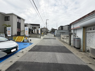 【前面道路含む現地写真】 | 与那原町与那原（全4棟）A号棟 | ※北東側公道5.1m♪