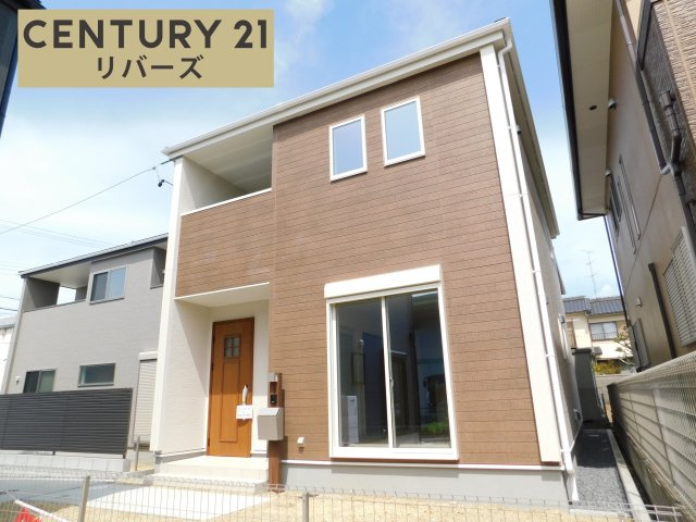 北名古屋市熊之庄六の坪の新築一戸建の外観|☆２号棟☆ 　　新価格！！いつでもご案内出来ます♪（お問合せ当日、平日、水曜、夜間でもＯＫ）　敷地４３．８３坪！　駐車３台ＯＫ！　続き間ＬＤＫ２１．１３帖♪　庭付き！