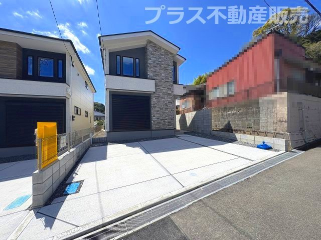 【外観】 | 糟屋郡志免町桜丘3丁目5期　1号棟（全2棟）【仲介手数料無料・0円】 | 完成しました。物件内部もご見学頂けます。プラス不動産販売にお任せ下さい。