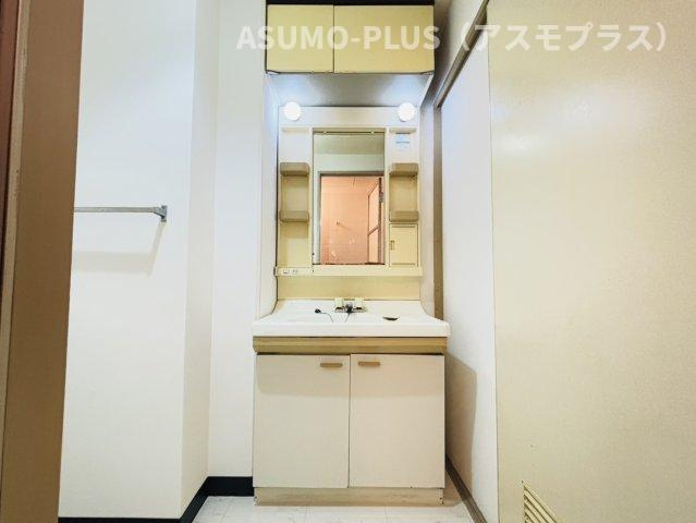 ハッピーエステート湯町の洗面所|別号数タイプ