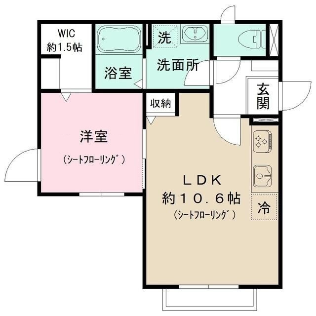 カーサ・エン・コリーナの間取り|間取りです。