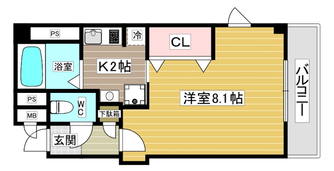 【間取り】 | ラ・フォンテ甲東園
