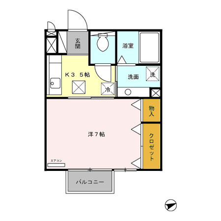 Ｓｈｉｎｍｅｉ Ⅰの間取り