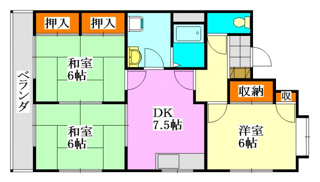 【間取り】 | グランビュー薬円台