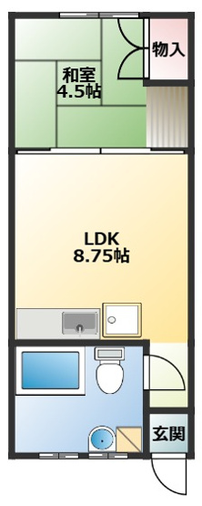 【間取り】 | ザ・スタンダードアパートメント浅草