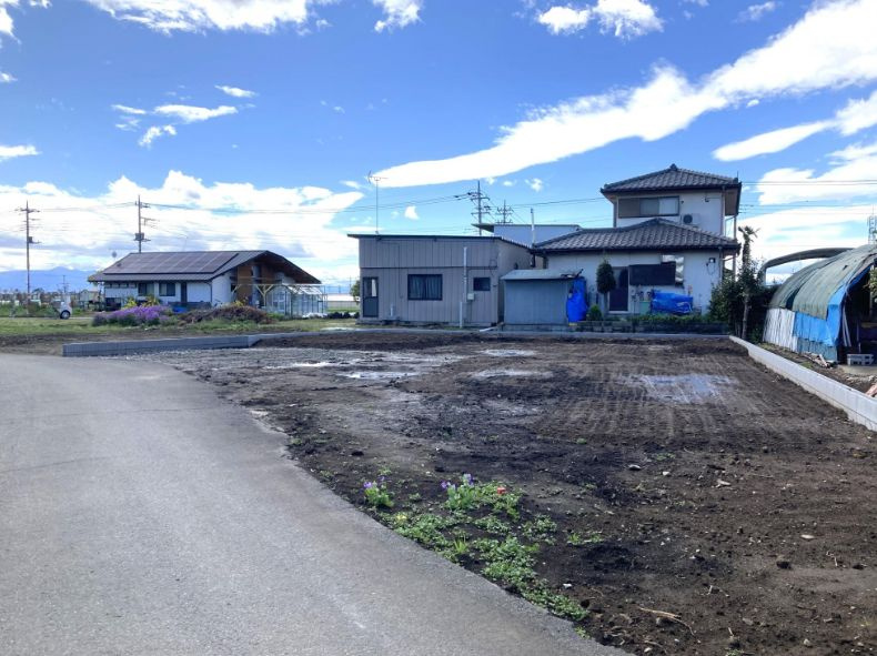 ブルーミングガーデン前橋市上佐鳥町　1号棟（平屋）の前面道路含む現地写真|前面道路含む現地写真です。