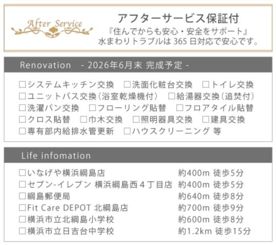 綱島住宅【仲介手数料無料】ペット可♪
