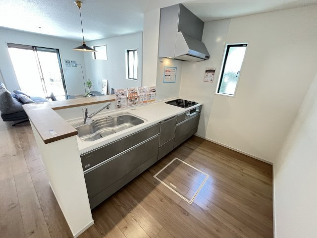 【キッチン】 | 糟屋郡志免町別府東1丁目1期・平屋　1号棟（全1棟）【仲介手数料無料・0円】 | 現地写真。