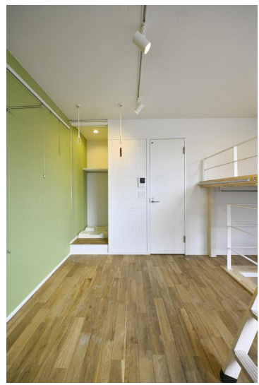 杉並区方南２丁目のアパートの居間・リビング