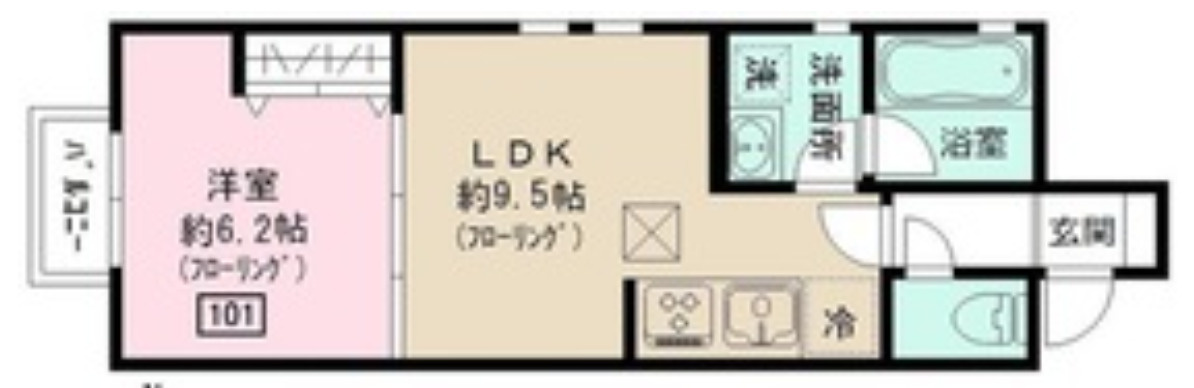 Ｂｅａｒ．Ｚｕｚｕ．Ｗａｎの間取り