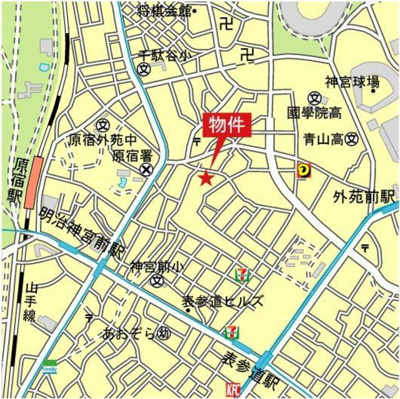 【地図】 | ラ・コリーヌ神宮前
