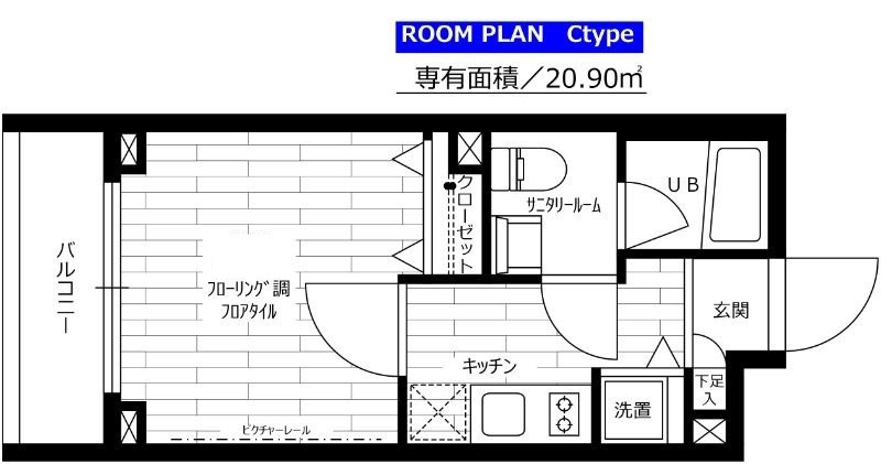 ステージファースト西大井一番館の間取り|間取りです。