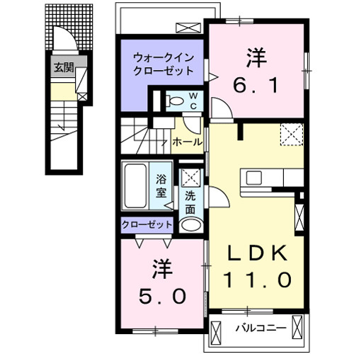 プリムローズの間取り