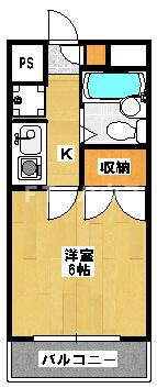 スーペリア津田沼の間取り|反転タイプ