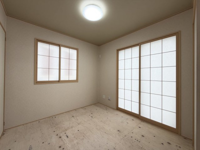 【和室】 | 与那原町与那原（全4棟）B号棟 | B号棟　和室4.5帖＋収納付き♪