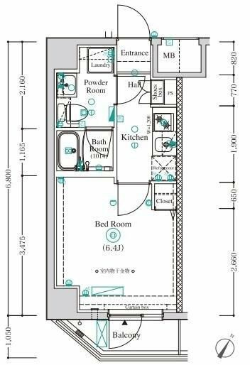 ＡＺＥＳＴ横濱関内の間取り