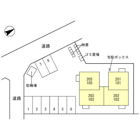 グラン ポンの区画図