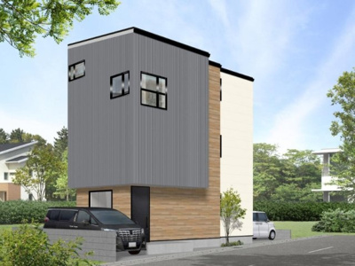 【外観パース】 | 山科区勧修寺西栗栖野町　新築戸建