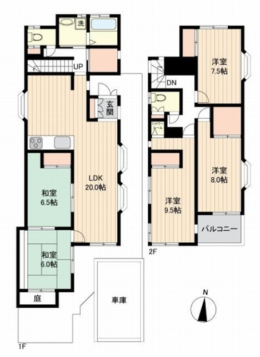【間取り】 | 【仲介手数料０円】大磯町西小磯　中古一戸建て | 【仲介手数料０円】大磯町西小磯　中古一戸建て