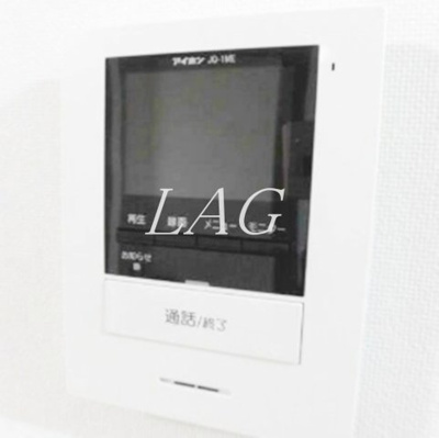 【セキュリティ】 | クレール東大井 | モニター付きインターホンです。