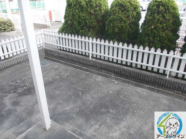 メゾンソレイユⅡのバルコニー|バルコニー付きです