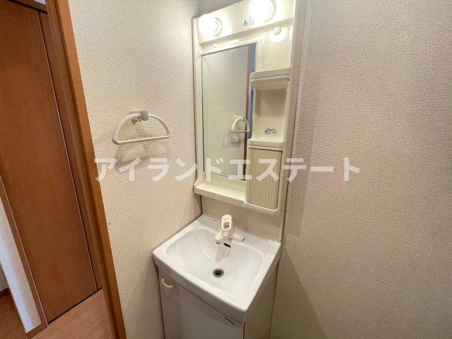 エステート　駅近　オートロック　角部屋の洗面所