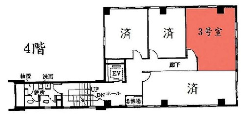 矢板ビルの間取り