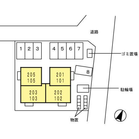 グランメモワールの区画図