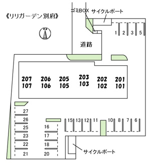 【区画図】 | リリガーデン別府