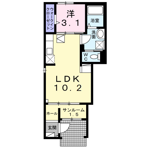 ルピナスの間取り