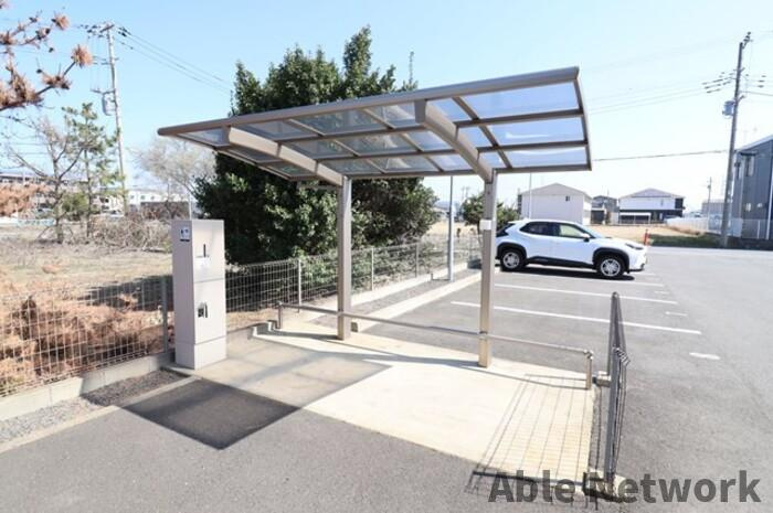 フランシーズのその他共用部分|バイク置き場