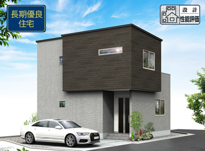 【外観パース】 | 富士市宮島 8期 新築一戸建て 2号棟 | 外観パースです
