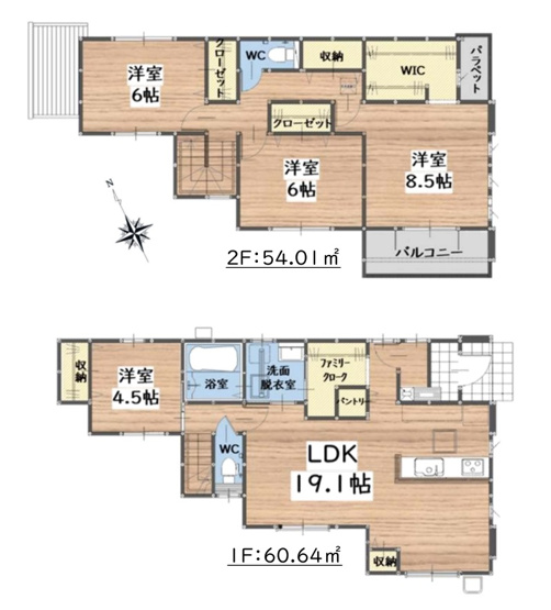 【間取り】 | 糟屋郡志免町志免1丁目4期　1号棟（全1棟）【仲介手数料無料・0円】 | 平日、土日祝日もお好きな日時にご見学可能です。お気軽にお問合せ下さい。