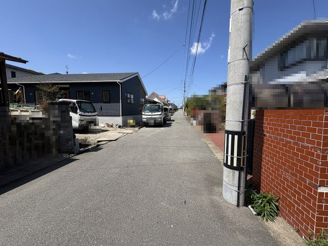 【その他】 | 糟屋郡志免町桜丘3丁目第7・平屋　1号棟（全1棟）【仲介手数料無料・0円】 | 現地写真。前面道路です。