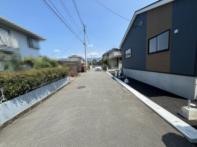 【その他】 | 糟屋郡志免町桜丘3丁目第7・平屋　1号棟（全1棟）【仲介手数料無料・0円】 | 現地写真。前面道路です。