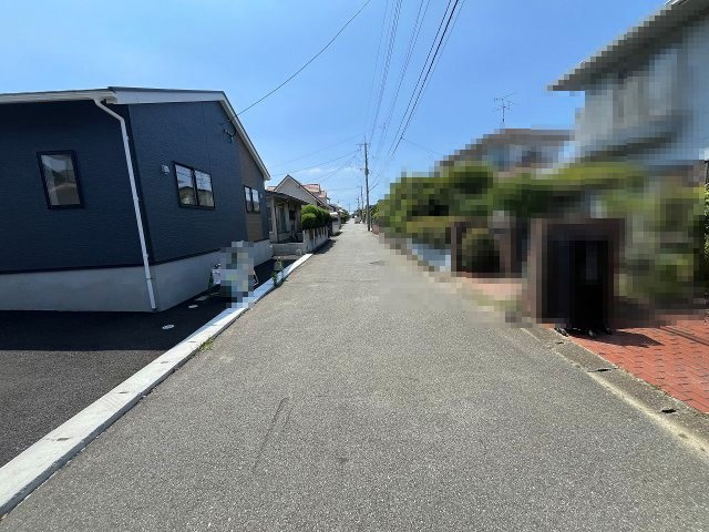 【その他】 | 糟屋郡志免町桜丘3丁目第7・平屋　1号棟（全1棟）【仲介手数料無料・0円】 | 現地写真。前面道路です。