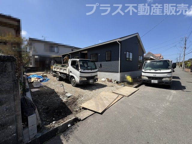 【外観】 | 糟屋郡志免町桜丘3丁目第7・平屋　1号棟（全1棟）【仲介手数料無料・0円】 | まもなく完成。ご内覧は可能です。ご見学はプラス不動産販売にお任せ下さい。