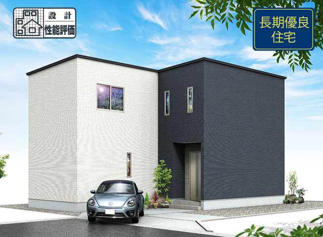 【外観パース】 | 富士市宮島 8期 新築一戸建て 3号棟 | 外観パースです