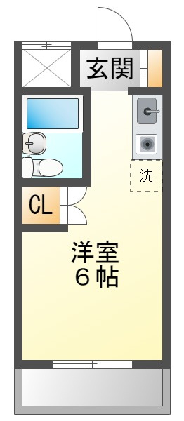 サニーパレス池上の間取り