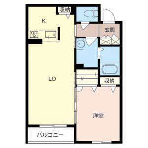 【間取り】 | 茨木市シャーメゾン上穂積Ⅱ