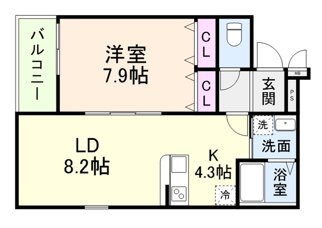 【間取り】 | (仮称)フジパレス戸伏町Ⅱ