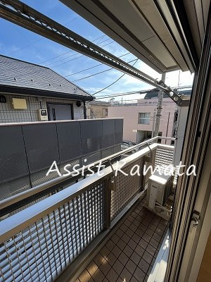 グラン・リーオ東雪谷のバルコニー