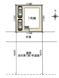 壬生町幸町2丁目 第6の区画図