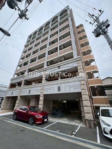 LUXE都島Ⅲの外観|きれいな外観です