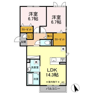【間取り】 | ラヴィベール　Ⅱ