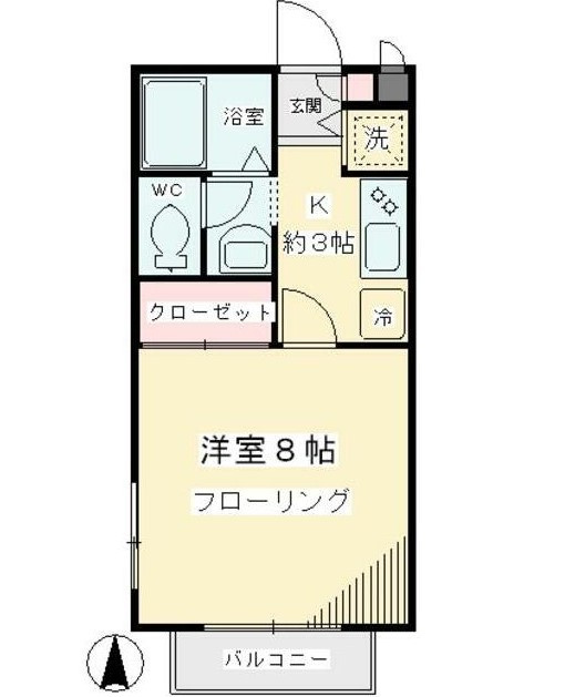 アルブル府中の間取り