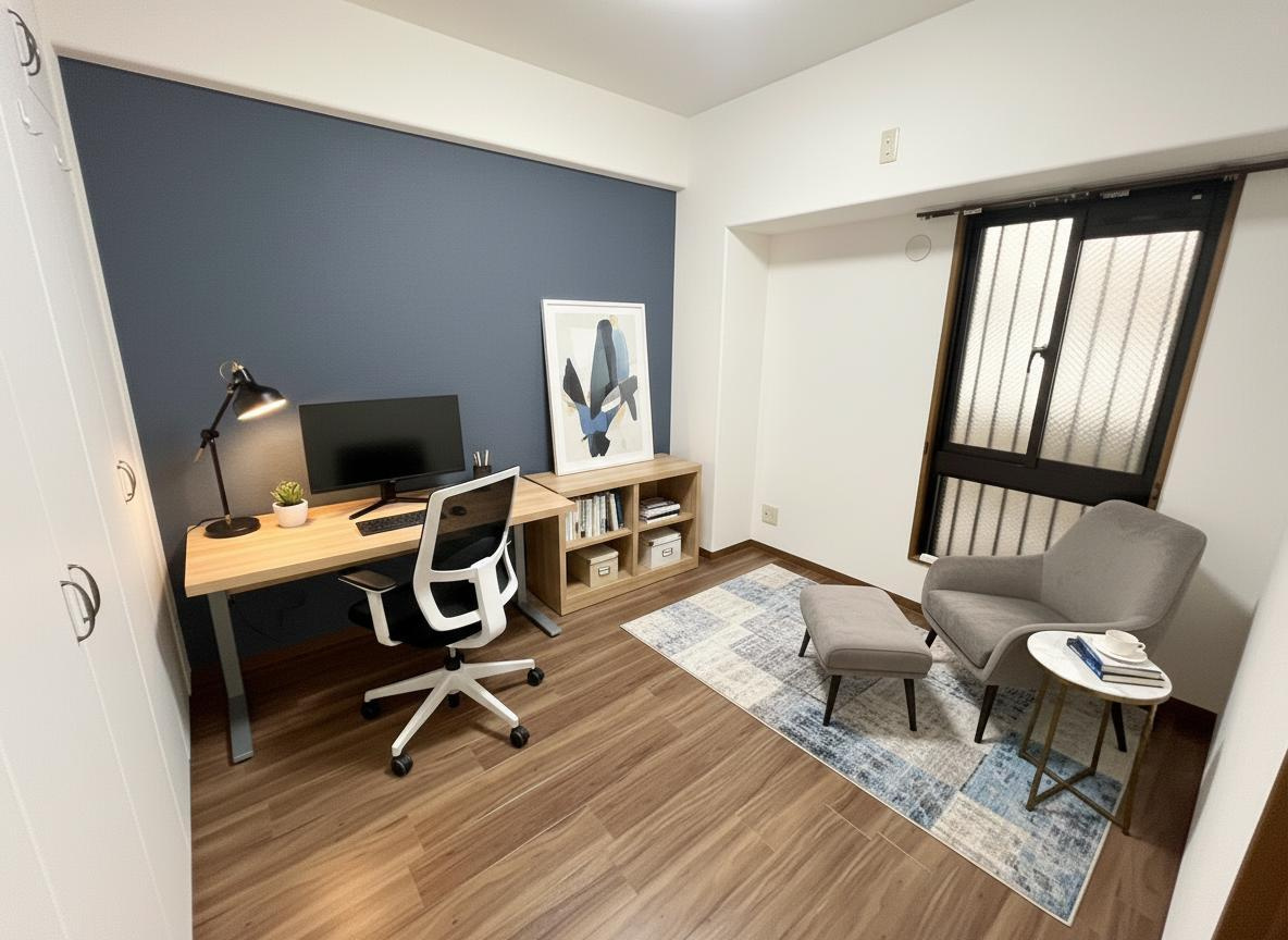 サーパスシティ所沢の洋室|ゆったりした洋室です。家具はCGによる配置としております。