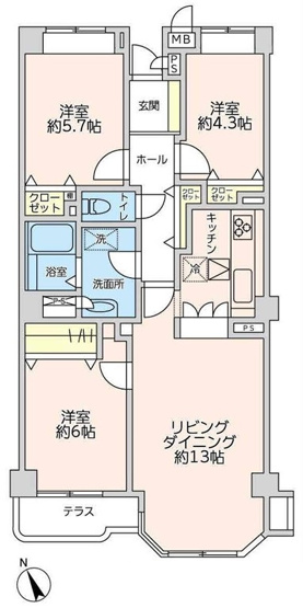 【間取り】 | クレアモントハウス